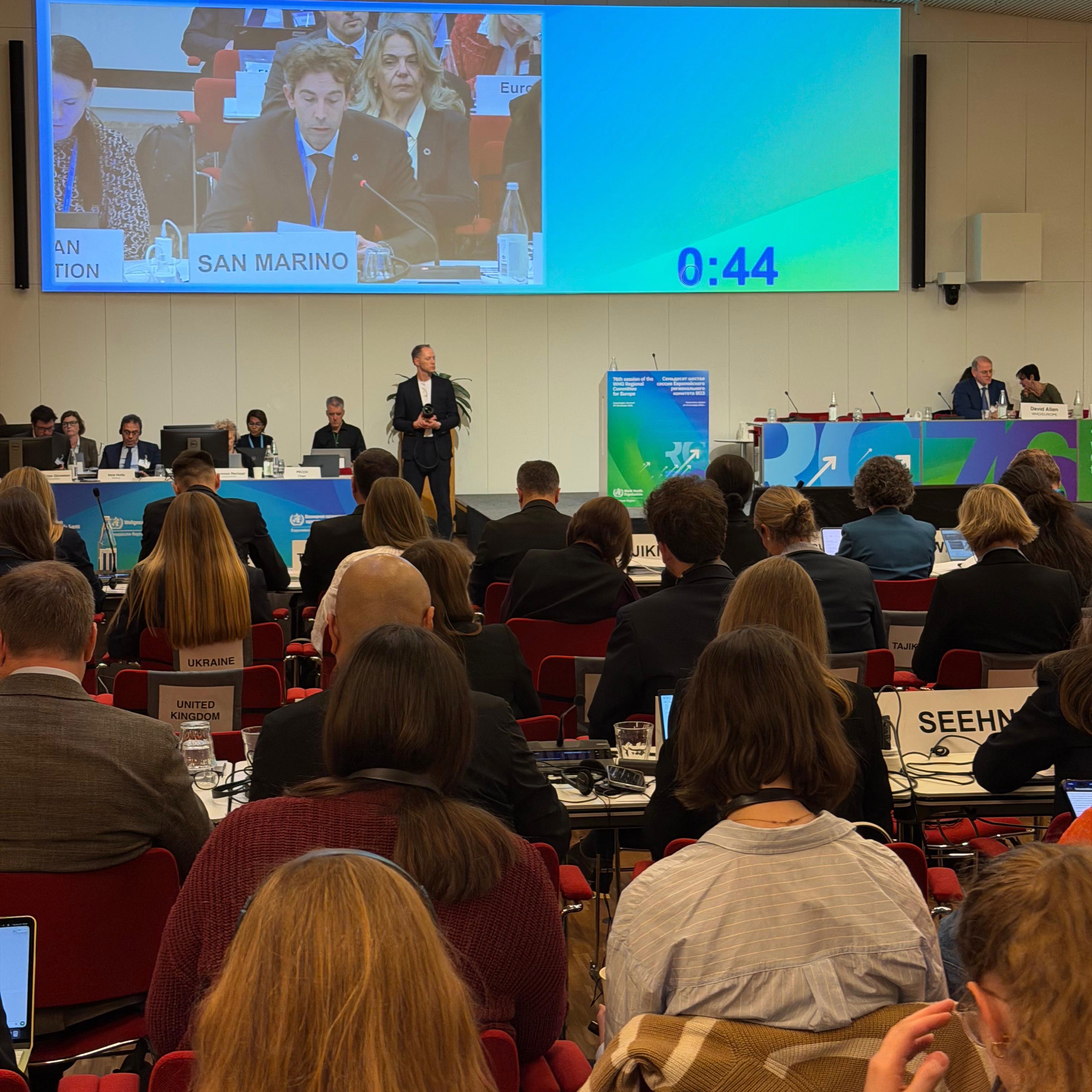 San Marino alla 76ª sessione del Comitato Regionale OMS per l’Europa